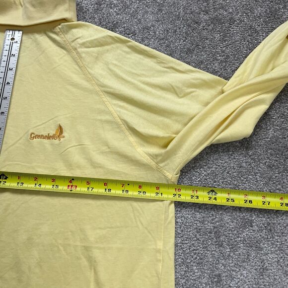 The Izod Club Vintage Turtle Neck Shirt Mens Large Yellow Long Sleeve Outdoor - Picture 8 of 10